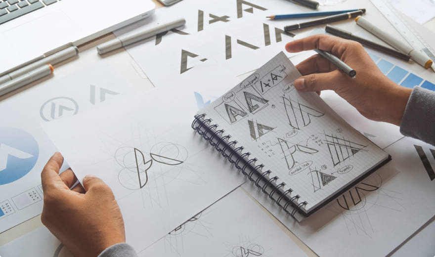 グラフィックデザインの制作物